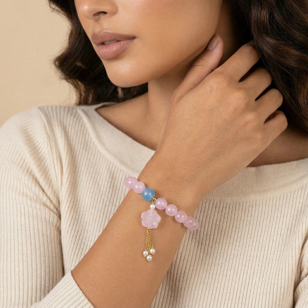 Rose Quartz Dreams Bracelet